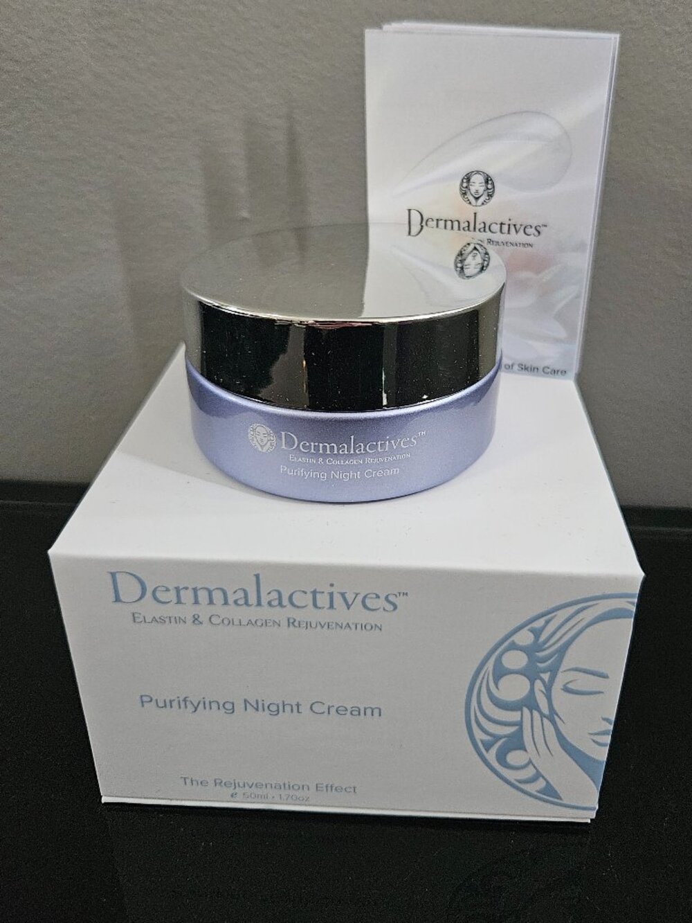 DERMALACTIVES PURIFYING NIGHT CREAM - 1.7 fl oz \ 50 ml - BRAND NEW - SEALED